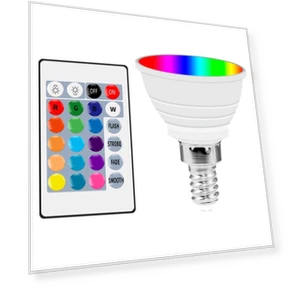 RGB Light Cup LED Bulbs — LED, TOMTOP JMS