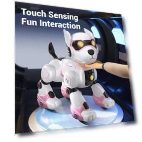Robot Dog Toy with Remote Control — Interactive Animal Companions, 99 Child
