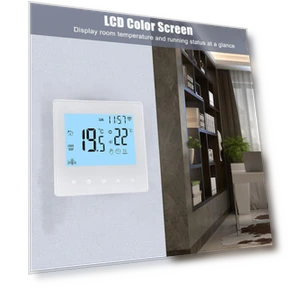 Digital Programmable LCD Temperature Controller — Home Climate Control
