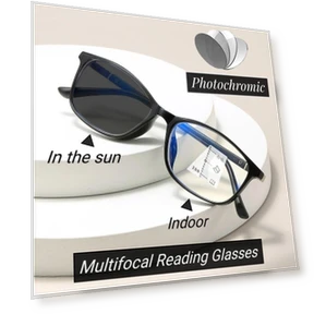 Smart Photochromic Multifocal Reading Glasses — Smart Glasses, CICI Global Glasses