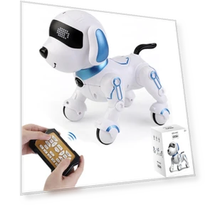 Trick Robot Dog with Music and Dance Functions — Interactive Animal Companions, Toys Space