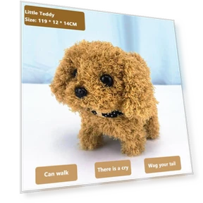 Electric Walking and Calling Robot Pet Doll — Interactive, Dimpled Cheeks