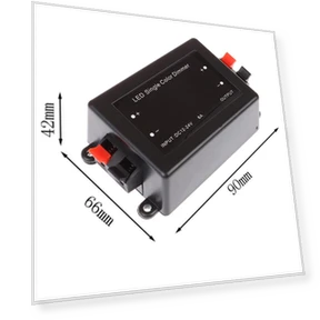 LED Wireless Dimmer Controller with RF Remote — Remote Controls, Seclusion Snow