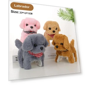 Realistic Plush Smart Dog Toy — Interactive, Seemed Relieved