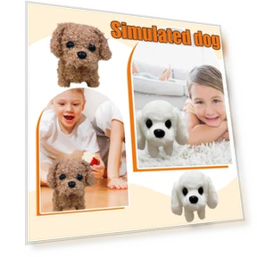 Realistic Robot Puppy — Interactive, Beautiful sexy girl