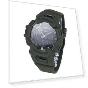 Smartphone Link Bluetooth Khaki G-SHOCK G-SQUAD Ana-Digi Watch — Smartwatches, Casio