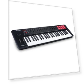 USB MIDI Keyboard Controller with Intelligent Music Creation Software — MIDI Control Devices, M-Audio