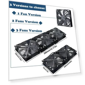 120mm Cooling Fan with Controller — Cooling Pads & Fans, HOME-Auto-001