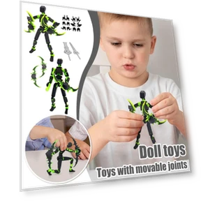 3D Printed Mobile Titan Robot Doll Set — Collectible Statues, Ren Peishi