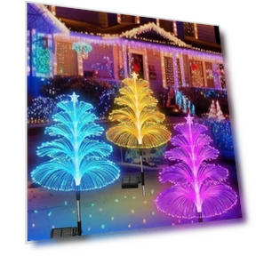 Colorful LED Jellyfish Solar Light — Garden Illumination, AI Market