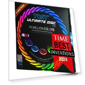 Flying Disc with RGB Lights — Flying Toys, TAKUMIYA