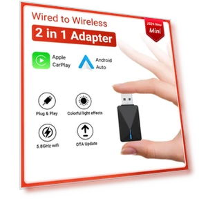 Mini Wired to Wireless 2 in 1 AI Box Carplay — Phone Accessories, Dream Garage