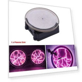 Miniature Pocket Plasma Disc with Touch Lighting — Sing-Along Systems