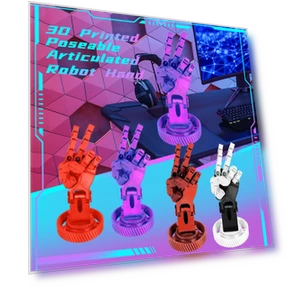 Movable Jointed Robot Arm — 3D Printing Solutions, Ren Sexy Toy