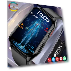 Smart Watch Bluetooth Call ECG Heart Rate Blood Pressure Sport Fitness — Smartwatches, SACOSDING
