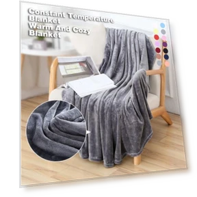 Cozy Coral Flannel Blanket — Bed, xuge