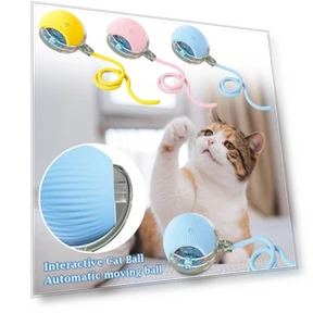 Interactive Rolling Ball Toy for Cats and Dogs — Interactive Animal Companions, Winnerer Sun