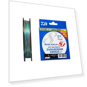 PE UVF Saltiga SJ Dura Sensor Fishing Line — Braided, Daiwa