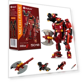 Rita 2 Mecha Frame Robot Block Assembly Set — Construction Kits, JP Create mege
