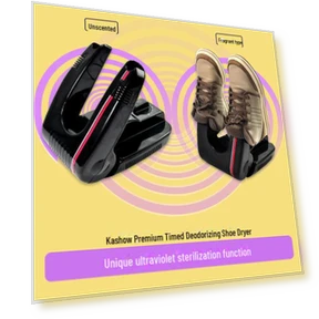 Smart Rotating Shoe Dryer with UV Sterilization and Deodorizing — Shoe Dryers, Warm Land