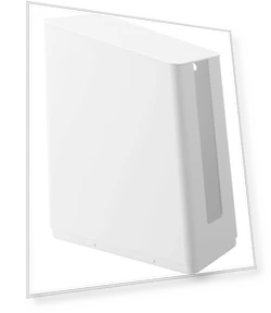 Stackable Slim Router Storage Case with Lid — Storage, Yamazaki Jitsugyo