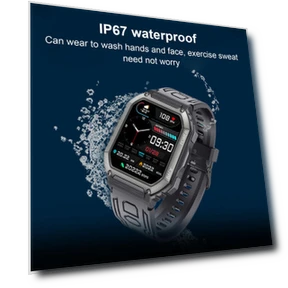 Waterproof Smart Watch with Step Counter — Smartwatches, TaoPo Directs