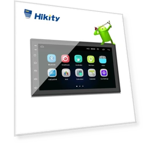 2 Din Car Radio with Capacitive Touch Screen — Stereo Receivers, Hikity