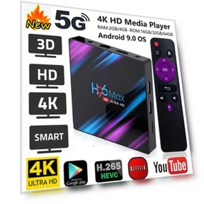 4K Android 9.0 HD TV Box — Ultra HD Media Players, Lucky Pig