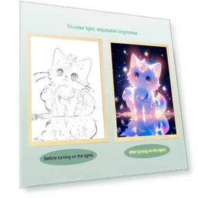 Cartoon Cat Night Light — Night Lights, YOU HOME
