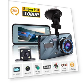 Dual Lens Car Dash Cam — Dashboard Cameras, icreative