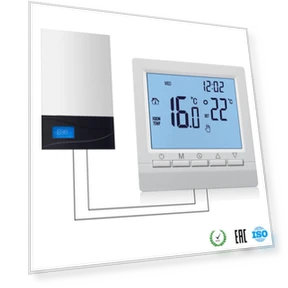 Floor and Wall Thermostat with Touch LCD Display — Home Climate Control, YuHeng