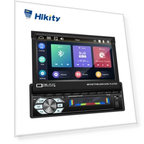7-inch Automatic Telescopic Touch Screen Car Radio — Stereo Receivers, Hikity