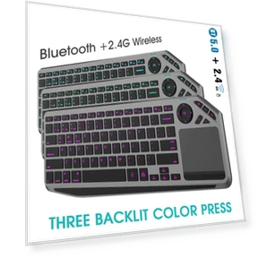 Bluetooth Keyboard with Touchpad — Keyboards, SeenDa