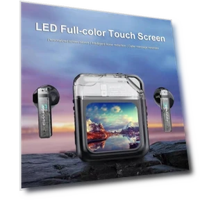 LED Screen Headphones — In-Ear Headphones, QINQING