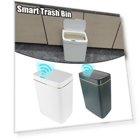 Smart Trash Bin — Kitchen Cans, HOME LOVER