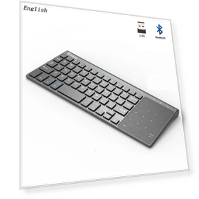 Ultra-Slim Wireless Keyboard with Touchpad — Keyboards, SeenDa