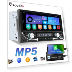 Universal Car MP5 Player with Touch Screen — Stereo Receivers, Podofo