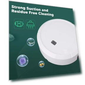 Robot Vacuum for Sweeping and Mopping Floors 3 in 1 with USB Charging — Smart Cleaning Robots, TaoPo Directs