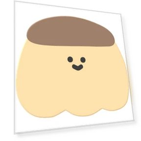 Cute Soft Pudding Acrylic Smart Talk — Doll Crafting, Board M Factory