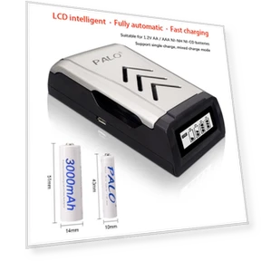 Smart USB Charger for AA AAA Batteries — Chargers, PALO