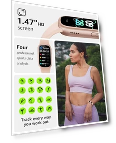 Fitness Tracker Smart Watch — Smartwatches, Asmoda