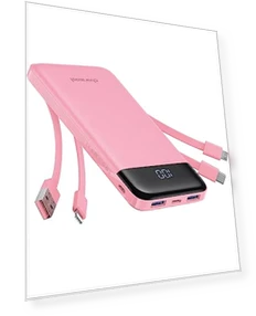 Portable Charger with Built in Cables — Chargers, Charmast