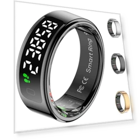 Smart Fitness Ring with Display — Wearable Accessories, Emerhome