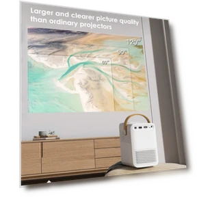 1080P Android 10.0 Smart Portable LCD Mini Projector — Home Theater Projectors