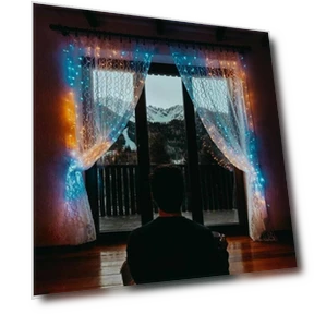 Custom LED Decorative Rainbow Curtain Lights — Creative Lighting Solutions