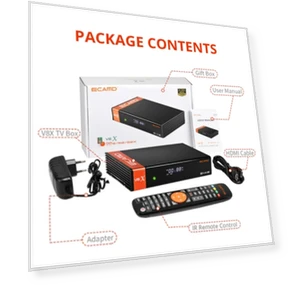 DVB-S/S2/S2X Set Top Box — Television, GTMEDIA
