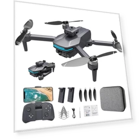 Foldable Drone with 4K Electrically Adjustable Dual Camera — Drones, SUMEAUT