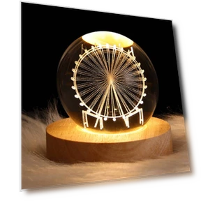 Glowing Crystal Ball Night Light — Night Lights