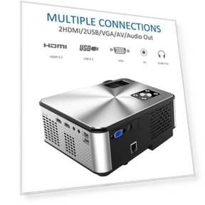 HD Same Screen Smart Projector — Home Theater Projectors, Cheerlux