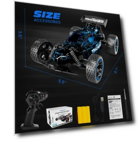 LED-Lit RC Racing Cars for Kids — Remote Control Cars, Sinovan